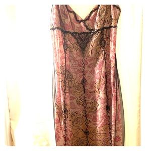 Adorable dress with lace and bead work